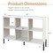 7-Tier Tree Open Back Bookshelf with Drawer and Convenient Handle